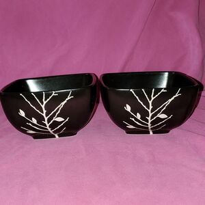 Soho Loft Fall Branch Design Bowl Set of 2